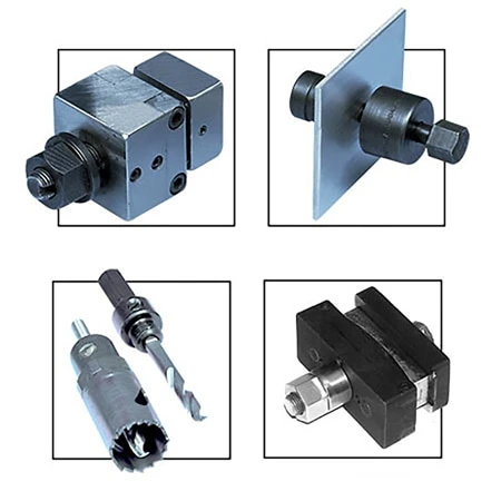 Panel Punches & Hole Saws For Temperature Connectors & DIN Meters 3 Panel Punches & Hole Saws For Temperature Connectors & DIN Meters