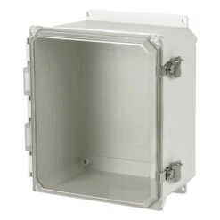 Fiberglass Enclosure Solid/Clear Cover, NEMA3R/4X Indoor/Outdoor
